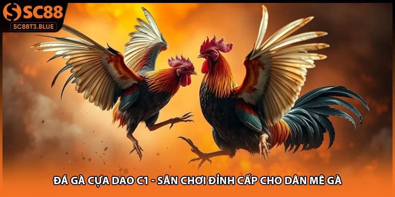 Đá Gà Cựa Dao C1 - Sân Chơi Đỉnh Cấp Cho Dân Mê Gà